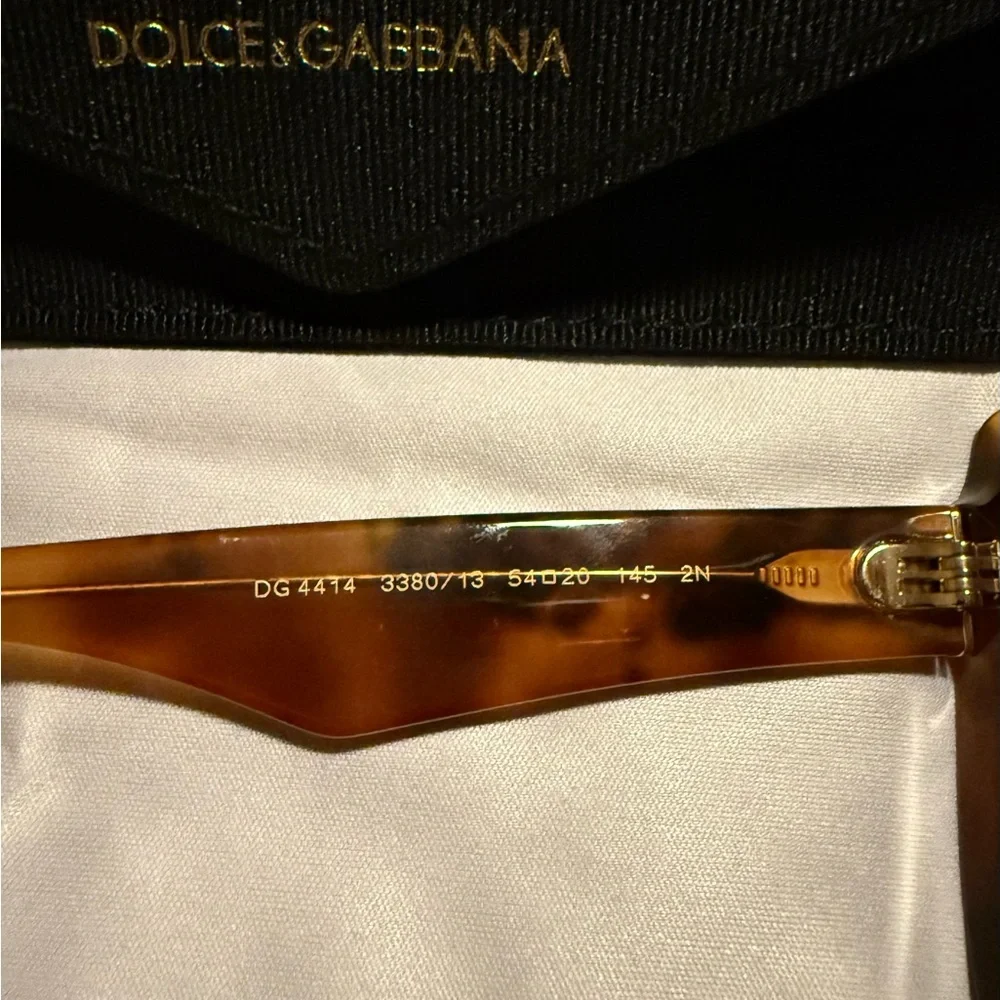 Dolce and Gabbana Havana Leo Sunglasses - Picture 3 of 4